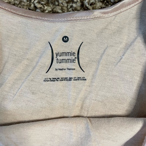 NWT Yummie Tummie by Heather Johnson medium nude 3 panel shaping tank. - Picture 3 of 9